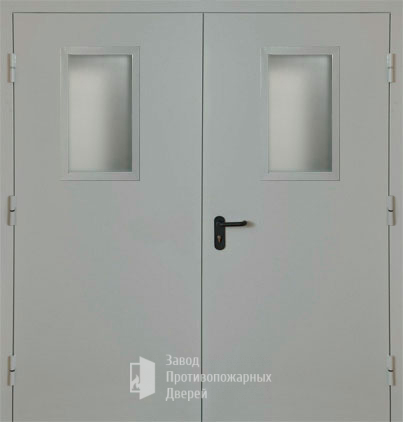 Фото двери «Двупольная со стеклом EI-30» в Новосибирску
