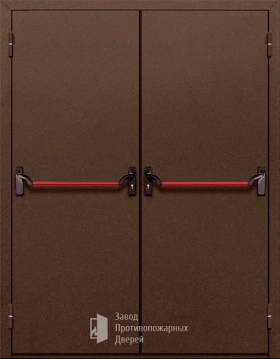 Фото двери «Двупольная глухая с антипаникой №18» в Новосибирску