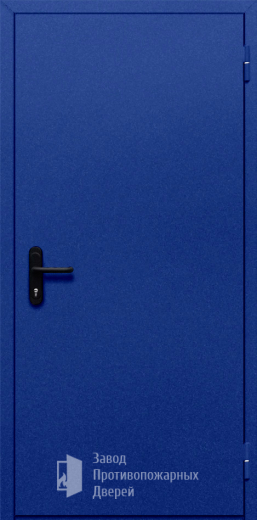 Фото двери «Однопольная глухая (синяя)» в Новосибирску