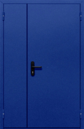 Фото двери «Полуторная глухая (синяя)» в Новосибирску