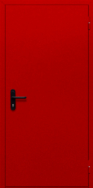 Фото двери «Однопольная глухая (красная)» в Новосибирску